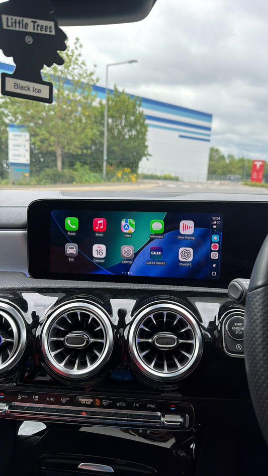 Wireless CarPlay Android Auto Interface for Mercedes Benz A W177 GLB GLA CLA Class 2019-2022 NTG6.0 MBUX OEM Upgrade with touch