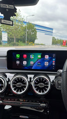 Wireless CarPlay Android Auto Interface for Mercedes Benz A W177 GLB GLA CLA Class 2019-2022 NTG6.0 MBUX OEM Upgrade with touch
