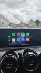 Wireless CarPlay Android Auto Interface for Mercedes Benz A W177 GLB GLA CLA Class 2019-2022 NTG6.0 MBUX OEM Upgrade with touch