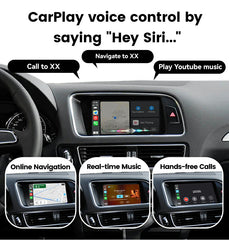 Wireless CarPlay Android Auto interface for Audi no MMI