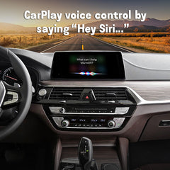 Wireless CarPlay Android Auto interface for BMW