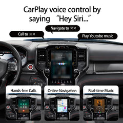 Android Operation Interface Wireless Carplay Android Auto for 2018-2025 Dodge RAM