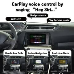 Wireless CarPlay Android Auto Interface for 2017-2018 Peugeot 308 / Citroën C4 7''