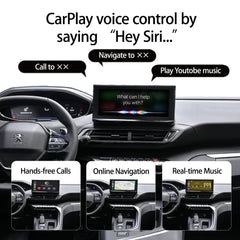 Wireless CarPlay Android Auto Interface for 2021-2023 Peugeot 4008 / DS7 / DS9 / Citroën C5 (10'')