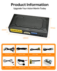 Aston Martin Rapide, DB9, Vantage, Vanquish 2015-2017 Years Wireless CarPlay Android Auto interface OEM Radio Upgrade