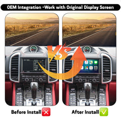 Wireless CarPlay Android Auto interface for Porsche PCM3.1