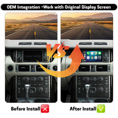 Wireless CarPlay Android Auto Interface for  2008-2012 Land Rover & Jaguar (Denso System)