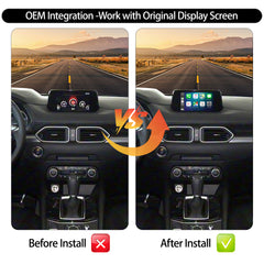 Wireless CarPlay Android Auto Interface for 2015-2021 Mazda CX-5