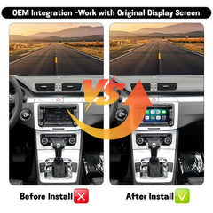 Wireless CarPlay Android Auto Interface for VW RCD510 Head Unit
