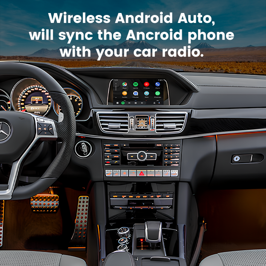 Wireless CarPlay Android Auto interface for Mercedes NTG4.5/4.7