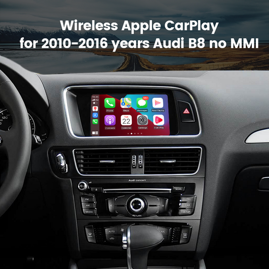 Wireless CarPlay Android Auto interface for Audi no MMI