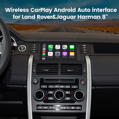 Wireless CarPlay Android Auto Interface for Land Rover&Jaguar Harman 8''