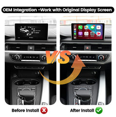 Wireless CarPlay Android Auto Interface for Audi B9