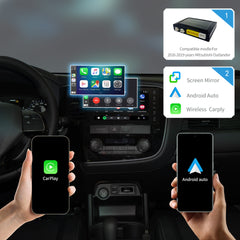 Wireless CarPlay Android Auto Interface for 2016-2019 Mitsubishi Outlander