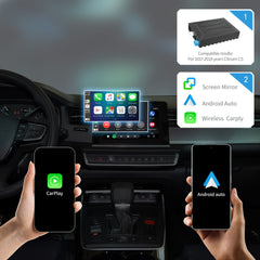 Wireless CarPlay Android Auto Interface for 2017-2018 Peugeot Citroën C5 8''