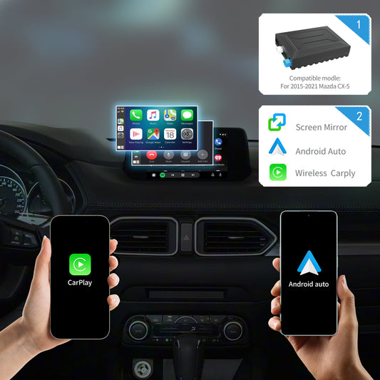 Wireless CarPlay Android Auto Interface for 2015-2021 Mazda CX-5
