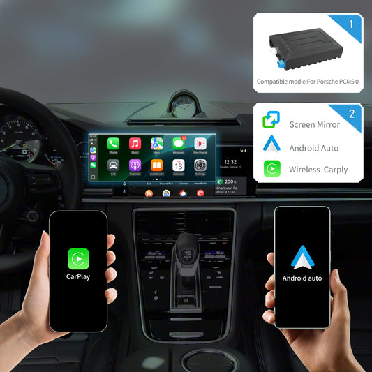 Wireless CarPlay Android Auto Interface for 2021 Porsche Panamera