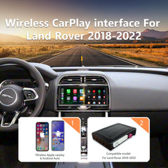 Wireless CarPlay Android Auto Interface for Land Rover (2018-2022 Models)