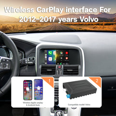Wireless CarPlay Android Auto Interface for Volvo 7" 2012-2017