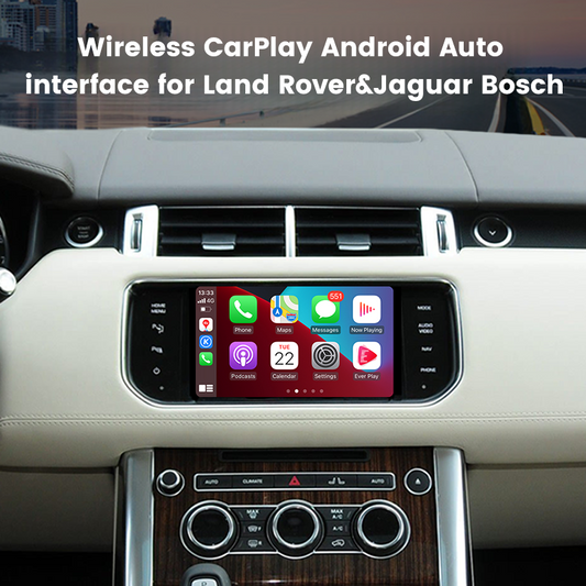 Wireless CarPlay Android Auto interface for Land Rover&Jaguar Bosch