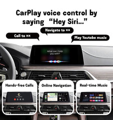 Wireless CarPlay Android Auto interface for BMW