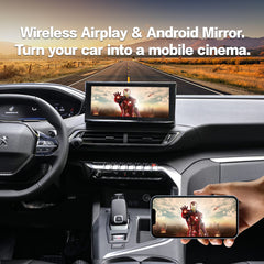 Wireless CarPlay Android Auto Interface for 2021-2023 Peugeot 4008 / DS7 / DS9 / Citroën C5 (10'')